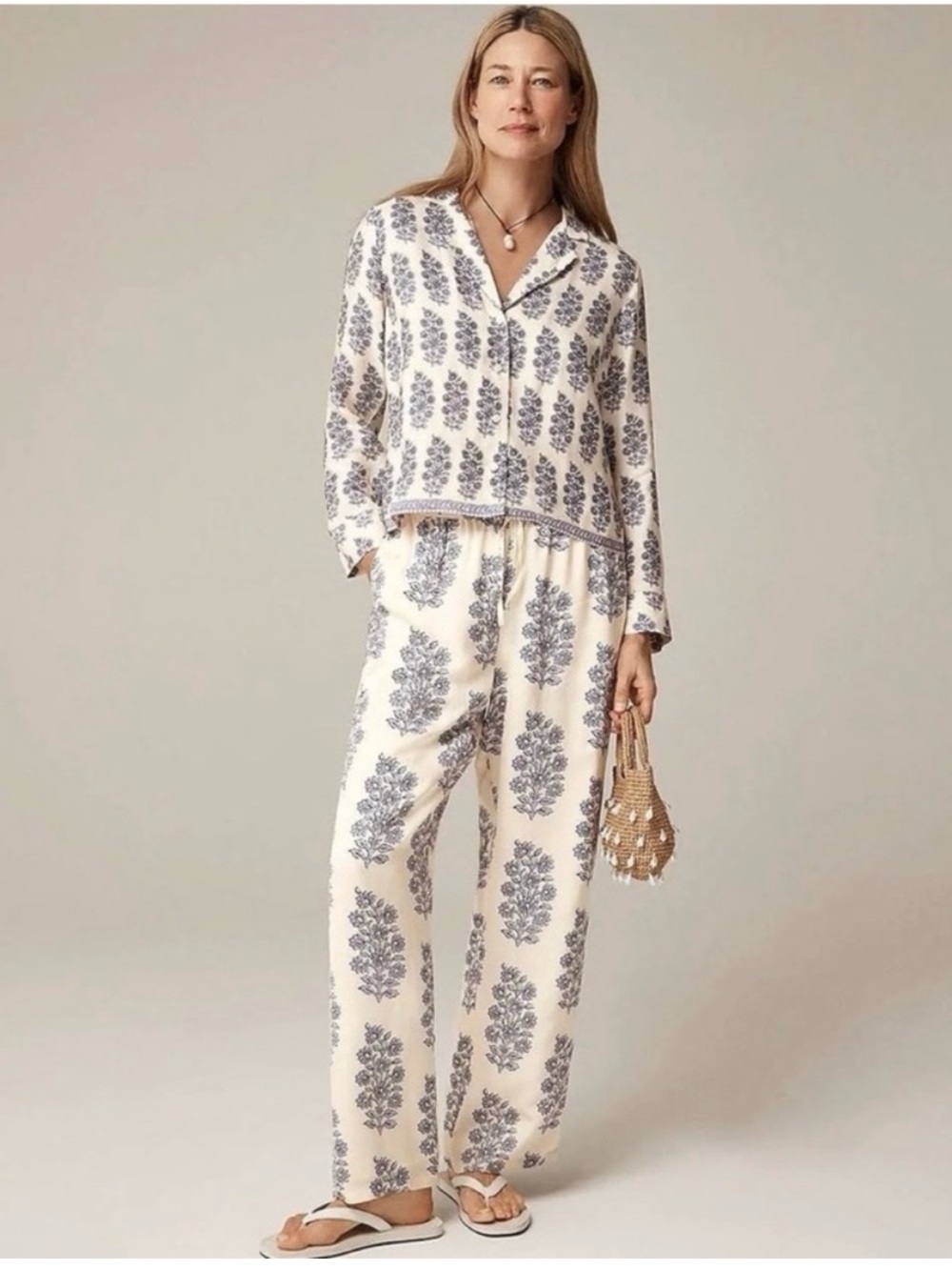 NWT J Crew Soleil pants in blooming lilac women’s size M